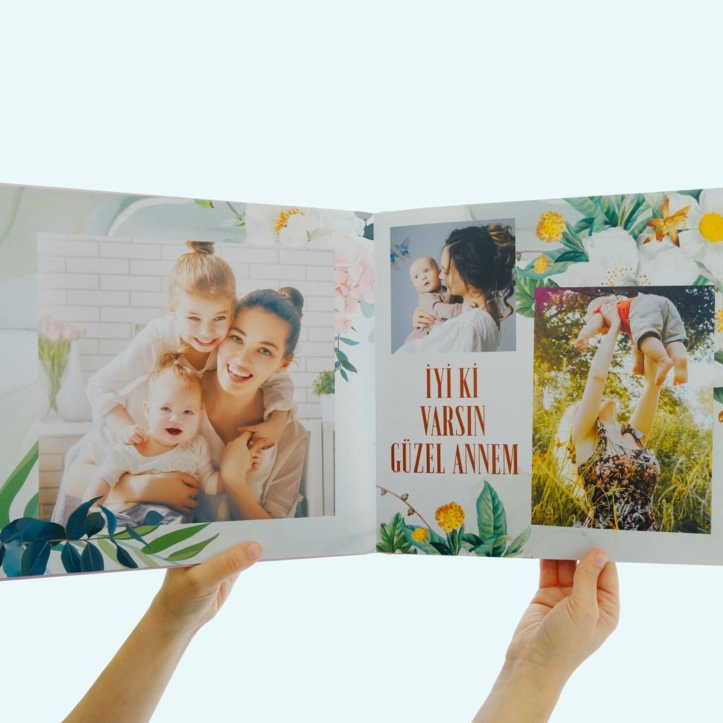 Anneler Günü Hediye – Kişiye Özel Canım Annem Fotoğraf Albümü - Clicksy