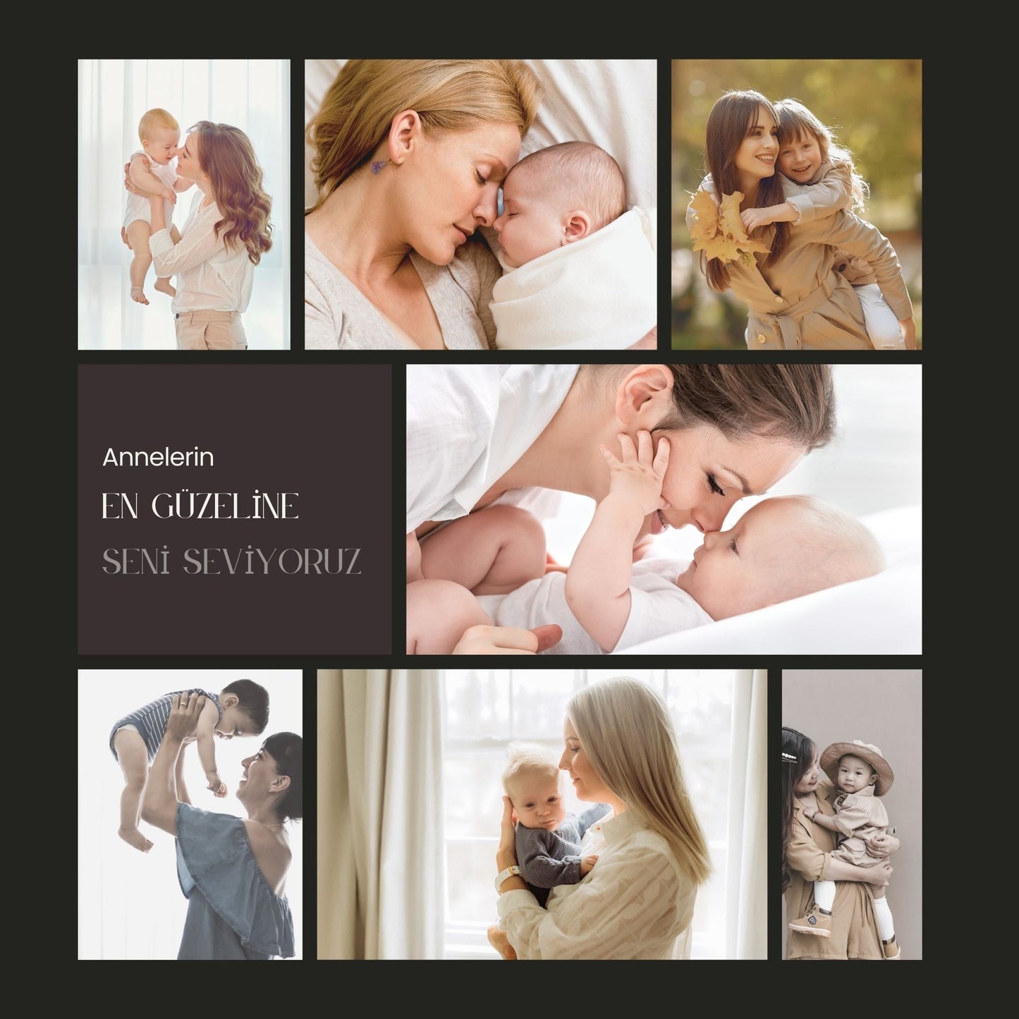 Anneler Günü Kanvas Tablo – Kişiye Özel Fotoğraf Baskı - Clicksy