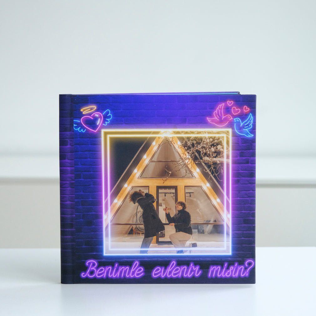 Evlilik Teklifi Albümü – Kişiye Özel Fotoğraf Albümü - Clicksy