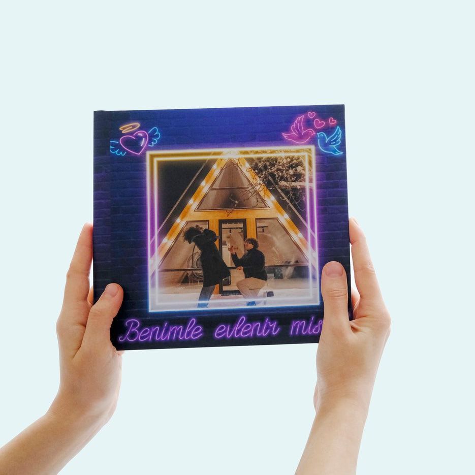 Evlilik Teklifi Albümü – Kişiye Özel Fotoğraf Albümü - Clicksy