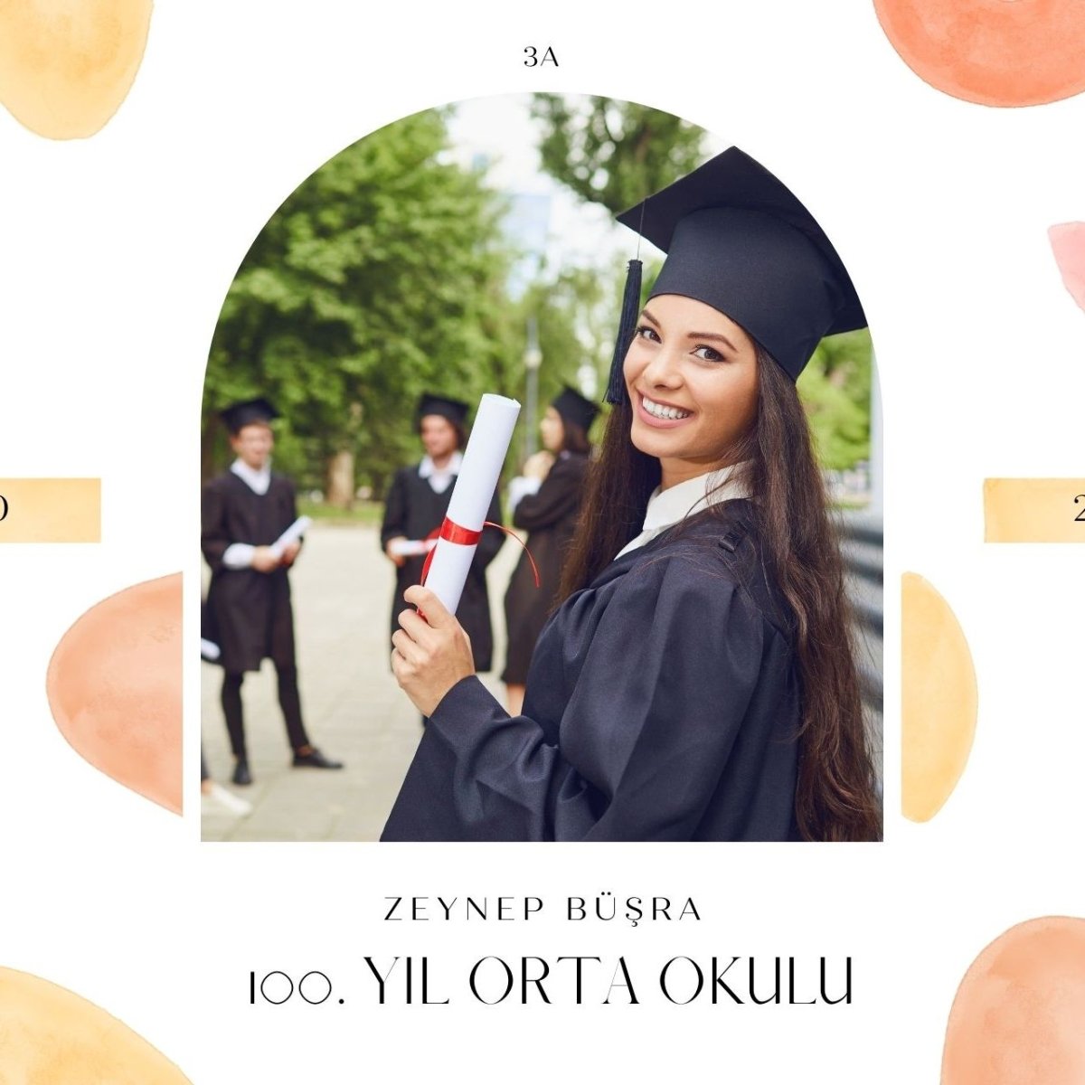 Kişiye Özel Renkli Mezuniyet Albümü – 2025 Anılarına Özel Tasarım - Clicksy