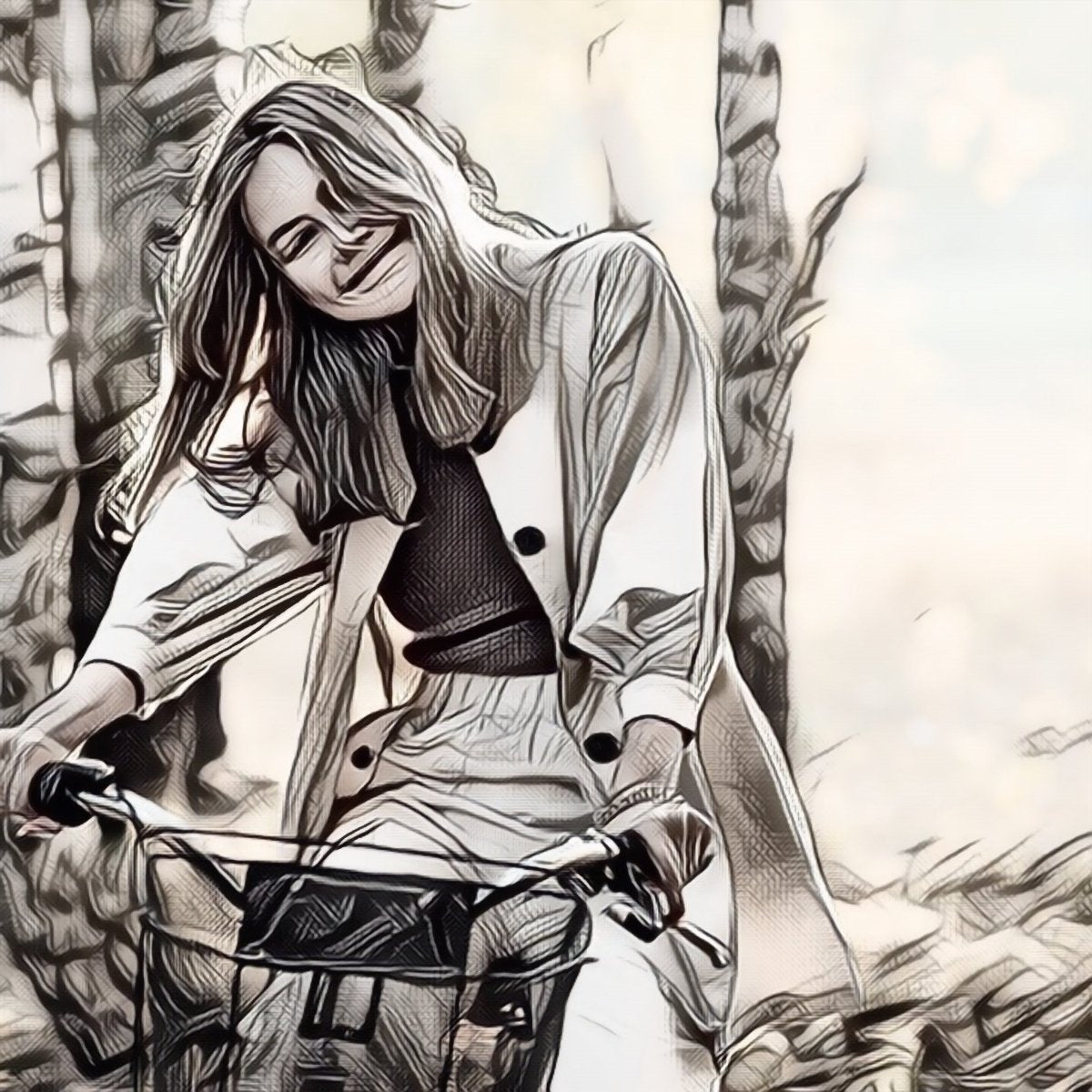 Yapay Zeka ile Fotoğraf Çizdirme – Kalemle Çizilmiş Portre - Clicksy