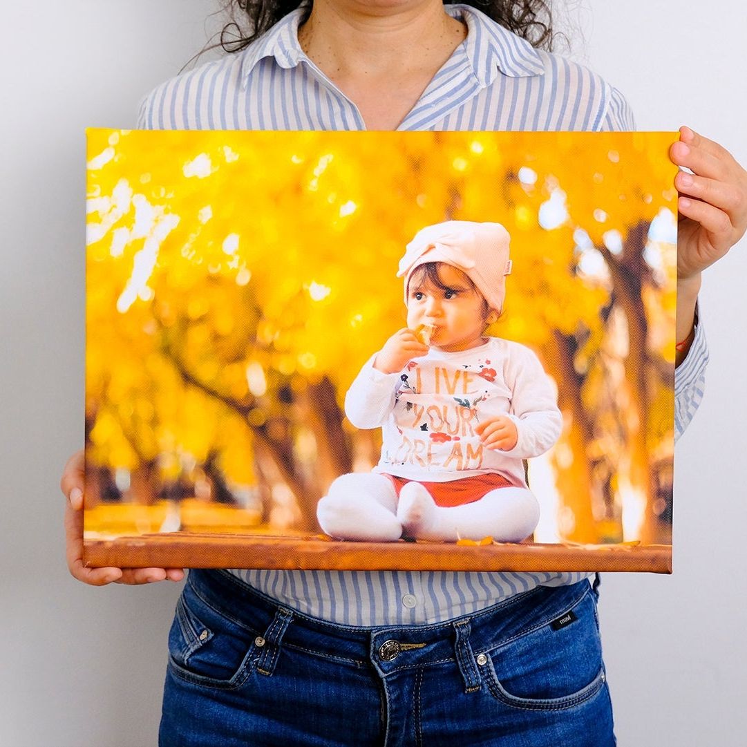 Yatay Kanvas Tablo – Kişiye Özel Fotoğraf Baskı - Clicksy