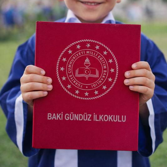Mezuniyet Hatıra Albümü – Kadife Kapaklı Diploma ve Fotoğraf Albümü - Clicksy
