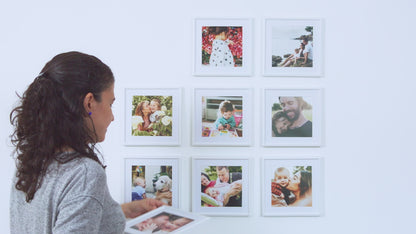 Fotoğraf Çerçevesi - Beyaz 20x20 Çerçeve, Yapışkanlı