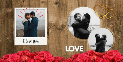 Sevgililer Günü Fotoğraf Albümü – Sevgiliye Özel Romantik Hediye - Clicksy