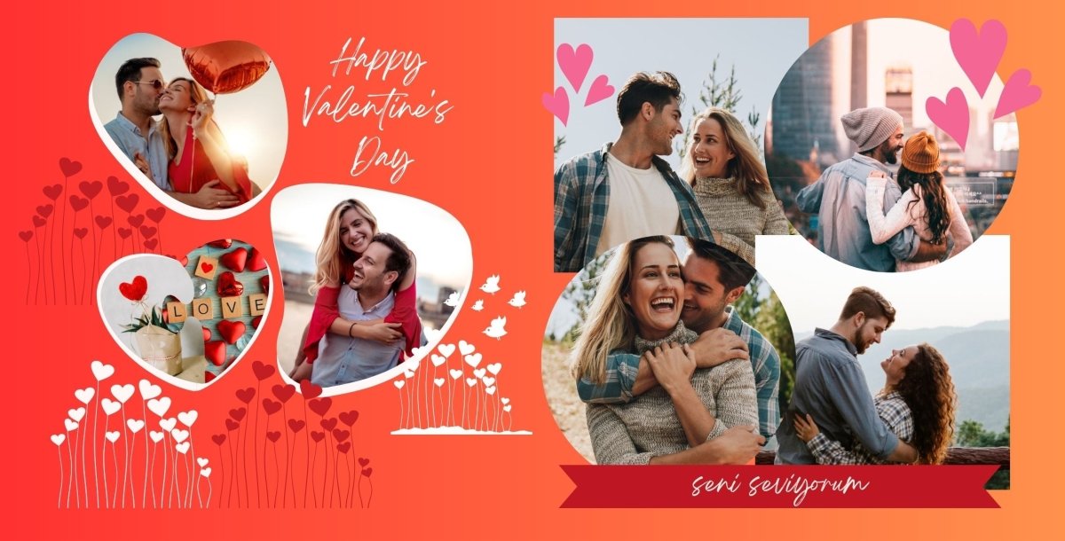 Sevgililer Günü Fotoğraf Albümü – Sevgiliye Özel Romantik Hediye - Clicksy