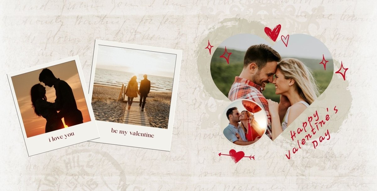 Sevgililer Günü Fotoğraf Albümü – Sevgiliye Özel Romantik Hediye - Clicksy