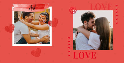 Sevgililer Günü Fotoğraf Albümü – Sevgiliye Özel Romantik Hediye - Clicksy